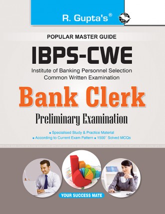 RGupta Ramesh IBPS-CWE Bank Clerk Preliminary Examination Guide (Big) English Medium